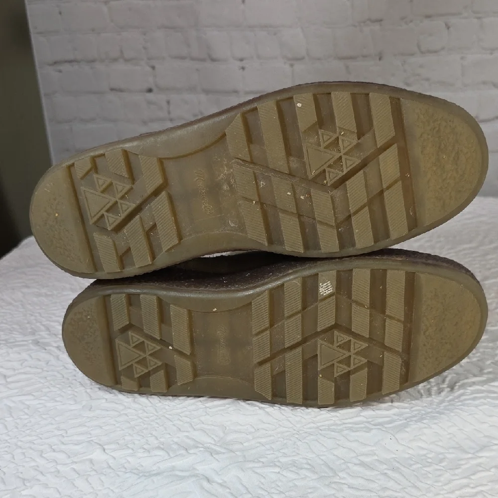 Madewell The Toasty Chelsea Boot Suede Shearling‎ Tan Size 8